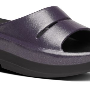 Women's OOmega OOahh Stacked Sandal - Amethyst Sparkle
