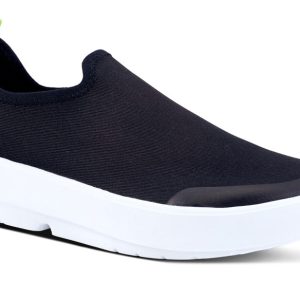 Women's OOmg eeZee Low Shoe - White Black (FINAL SALE)
