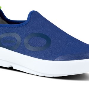 Men's OOmg eeZee Low Shoe - White Navy (FINAL SALE)